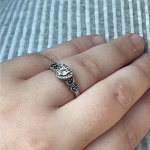 Beautiful sterling silver promise ring